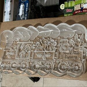 Clear Plastic Holiday Train Mold